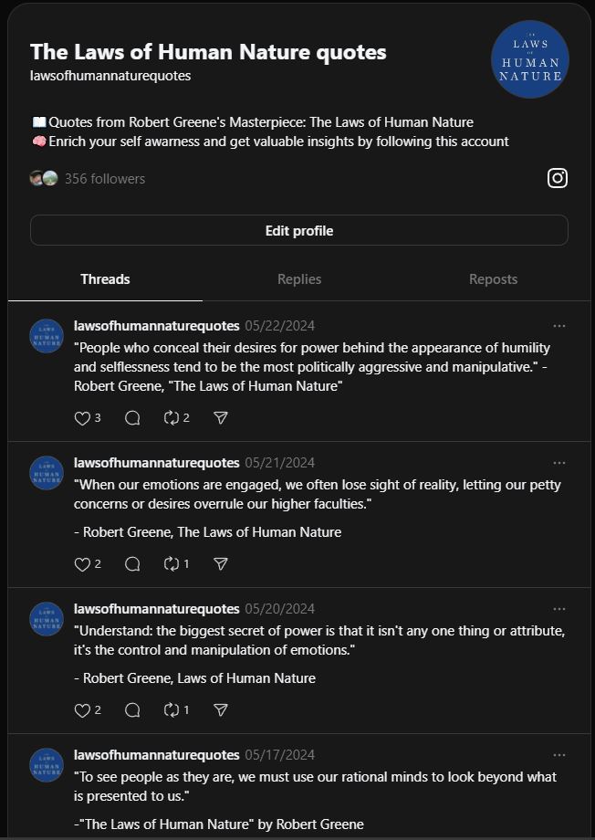 Threads Automation Tool screenshot